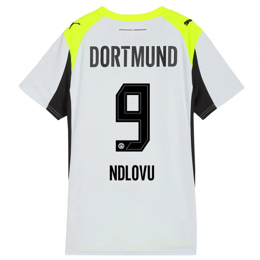 Danxen Damen Desmond Ndlovu #9 Fluoreszierendes Gelb Auswärtstrikot Trikot 2025/26 T-Shirt