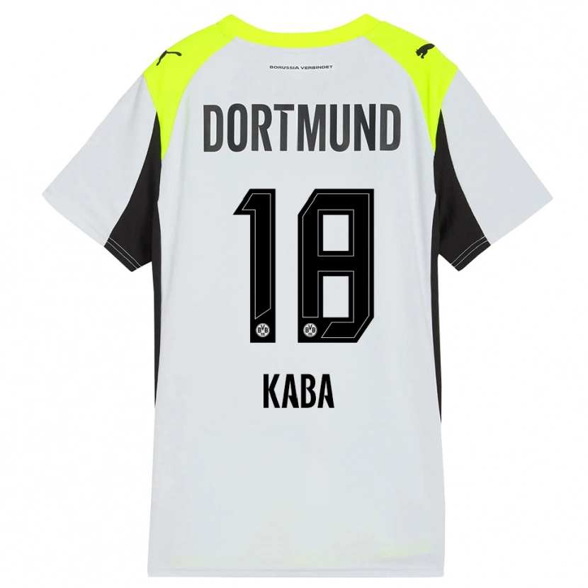 Danxen Damen Mussa Kaba #18 Fluoreszierendes Gelb Auswärtstrikot Trikot 2025/26 T-Shirt