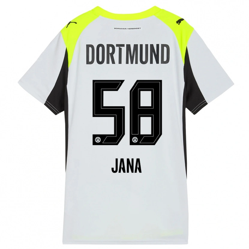 Danxen Damen Nordberg Jana #58 Fluoreszierendes Gelb Auswärtstrikot Trikot 2025/26 T-Shirt