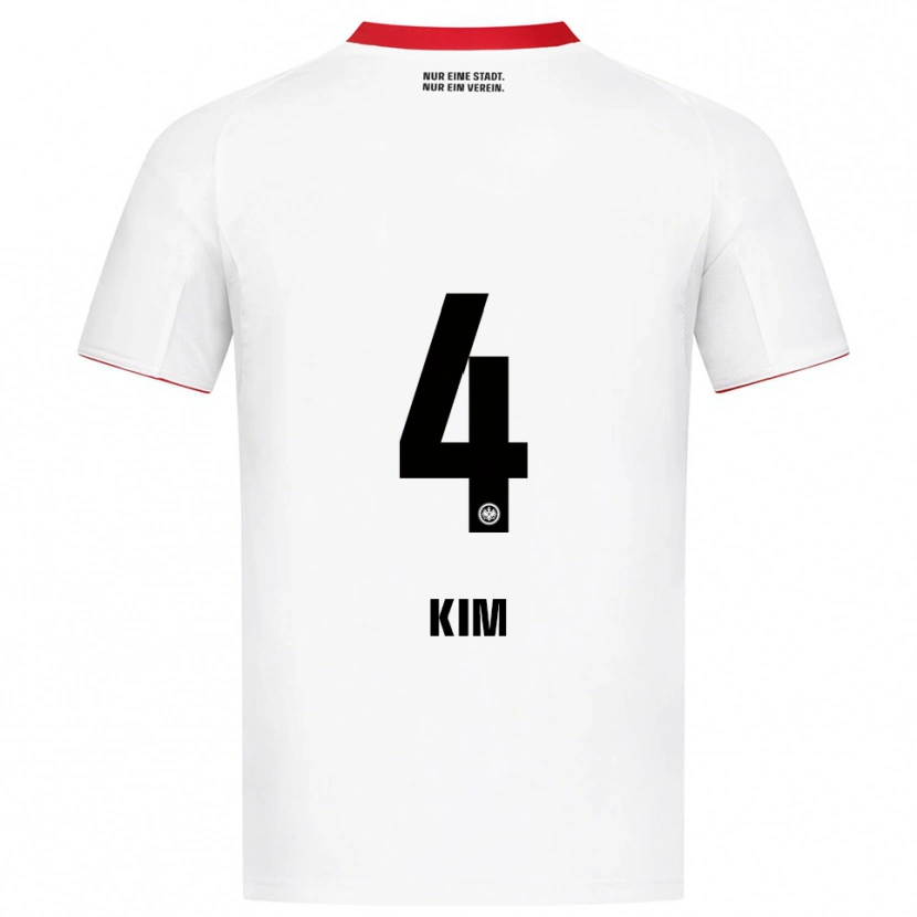 Danxen Damen Yoon-Do Kim #4 Weiß Rot Auswärtstrikot Trikot 2025/26 T-Shirt