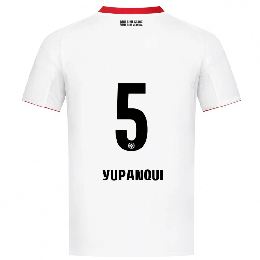 Danxen Damen Philipp Eisele Yupanqui #5 Weiß Rot Auswärtstrikot Trikot 2025/26 T-Shirt
