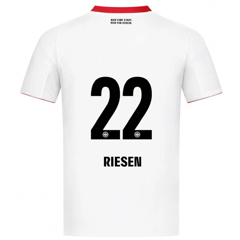 Danxen Damen Nadine Riesen #22 Weiß Rot Auswärtstrikot Trikot 2025/26 T-Shirt