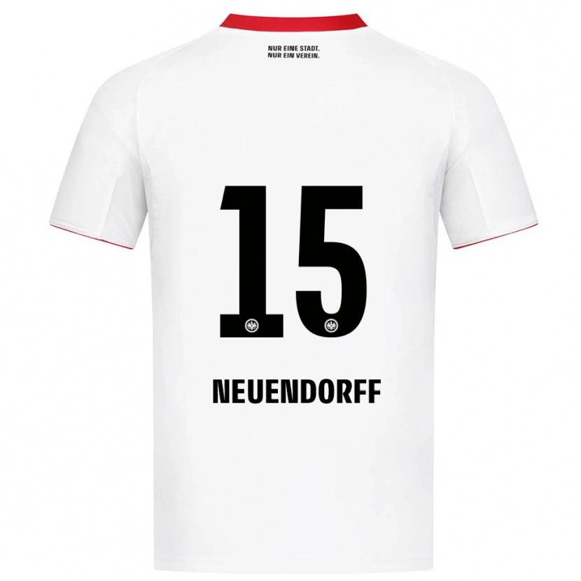 Danxen Damen Nilo Neuendorff #15 Weiß Rot Auswärtstrikot Trikot 2025/26 T-Shirt