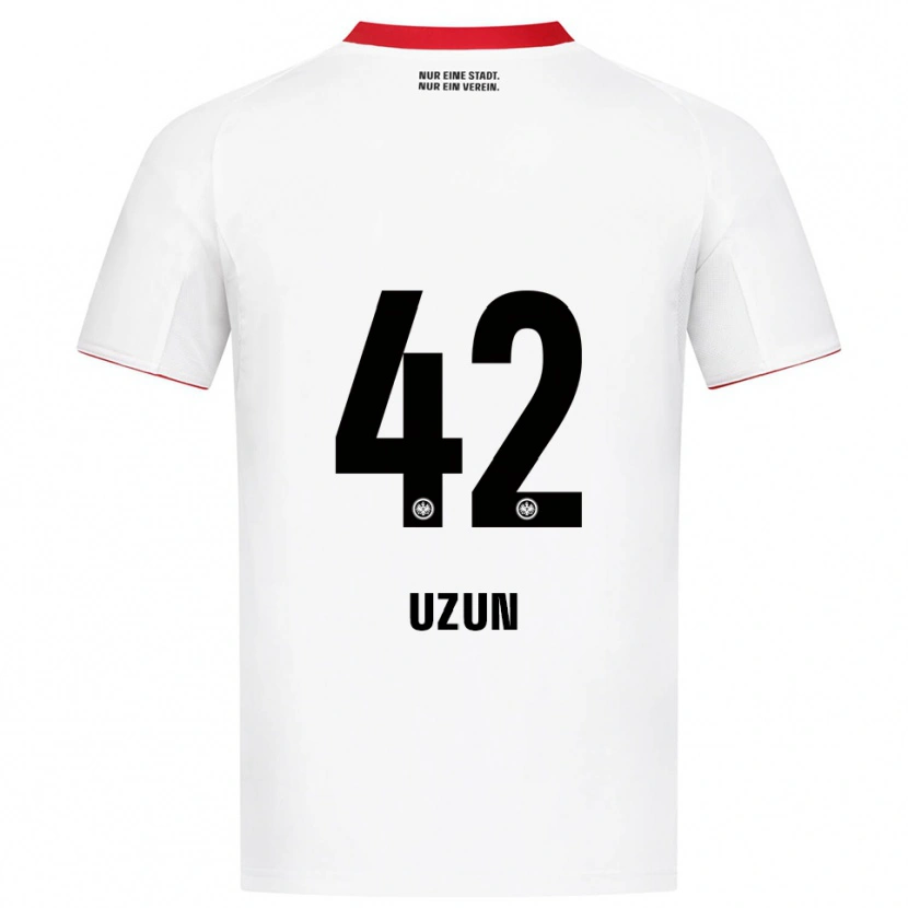 Danxen Damen Can Uzun #42 Weiß Rot Auswärtstrikot Trikot 2025/26 T-Shirt