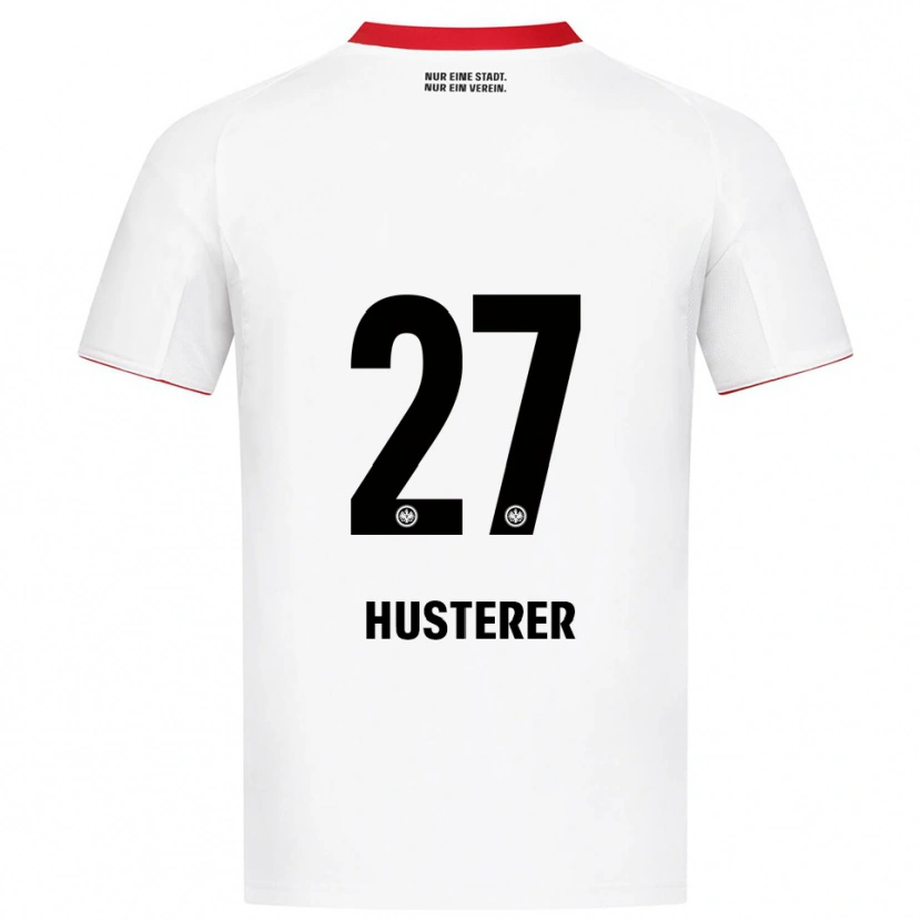 Danxen Damen Lean Husterer #27 Weiß Rot Auswärtstrikot Trikot 2025/26 T-Shirt