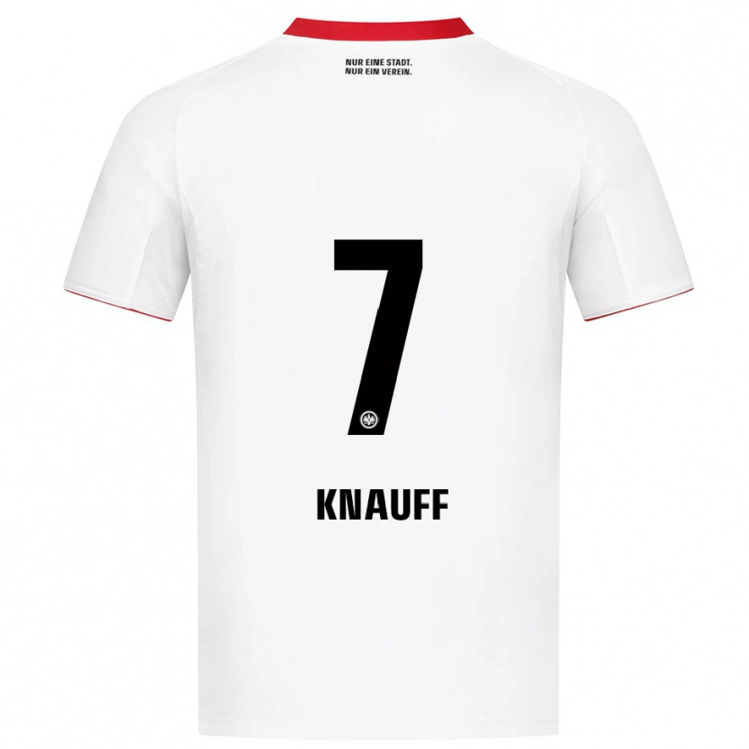 Danxen Damen Ansgar Knauff #7 Weiß Rot Auswärtstrikot Trikot 2025/26 T-Shirt