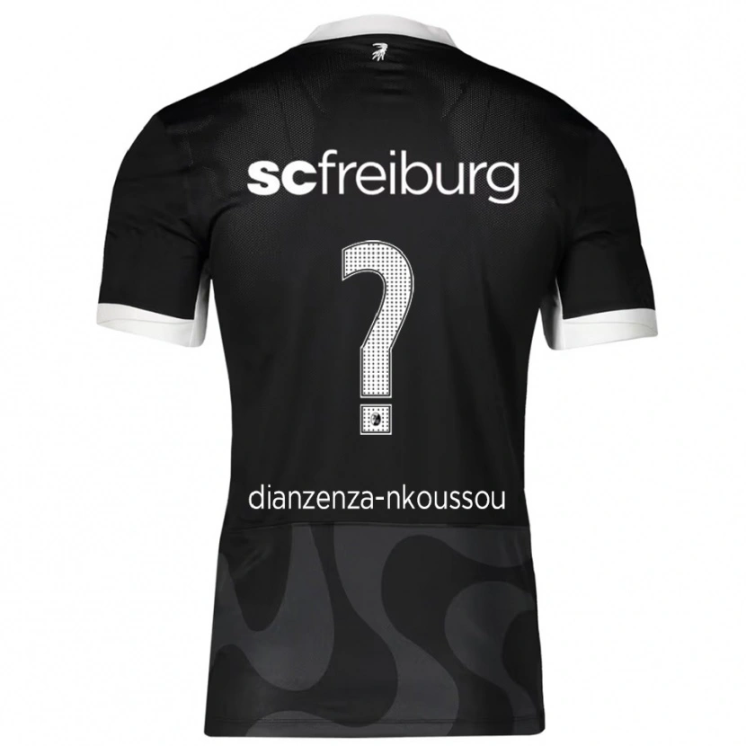 Danxen Damen Chrisdy Dianzenza-Nkoussou #0 Schwarz Weiß Auswärtstrikot Trikot 2025/26 T-Shirt