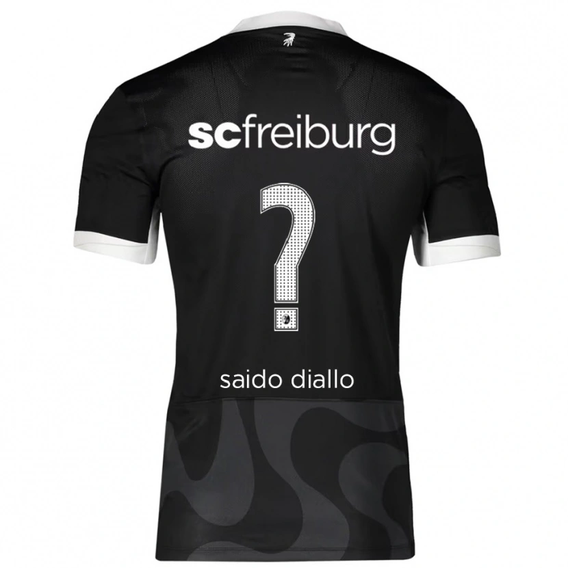Danxen Damen Mamadou Saido Diallo #0 Schwarz Weiß Auswärtstrikot Trikot 2025/26 T-Shirt