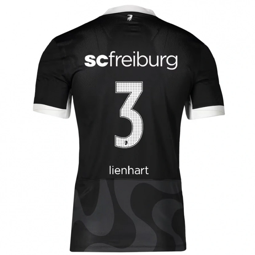 Danxen Damen Philipp Lienhart #3 Schwarz Weiß Auswärtstrikot Trikot 2025/26 T-Shirt