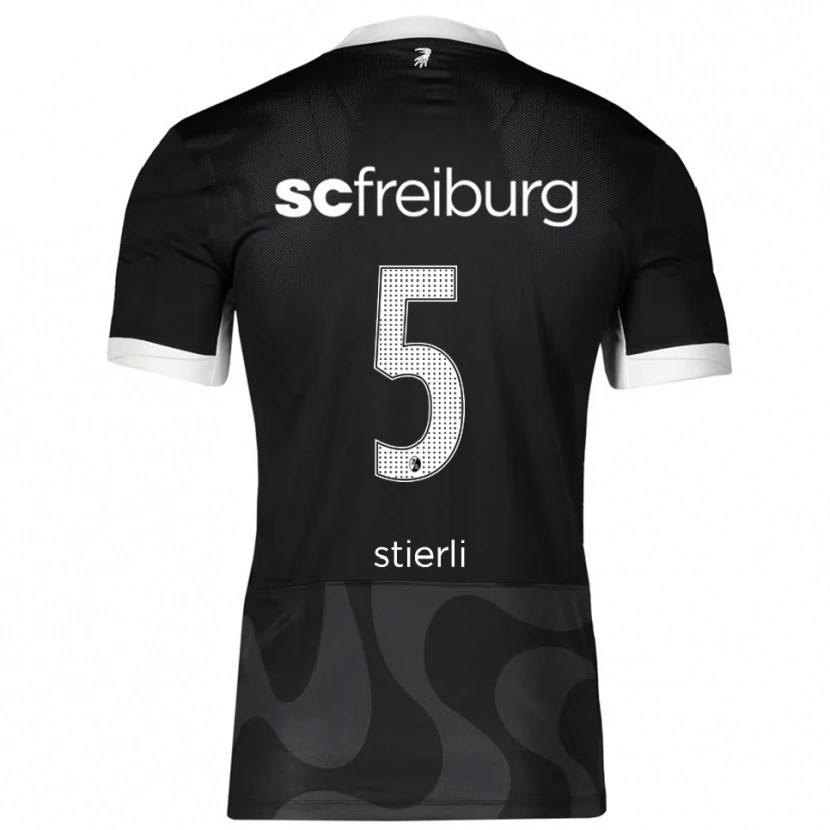 Danxen Damen Julia Stierli #5 Schwarz Weiß Auswärtstrikot Trikot 2025/26 T-Shirt
