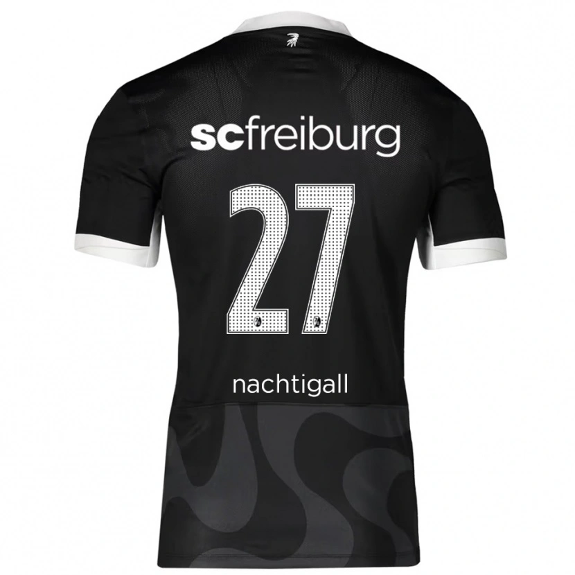 Danxen Damen Sophie Nachtigall #27 Schwarz Weiß Auswärtstrikot Trikot 2025/26 T-Shirt