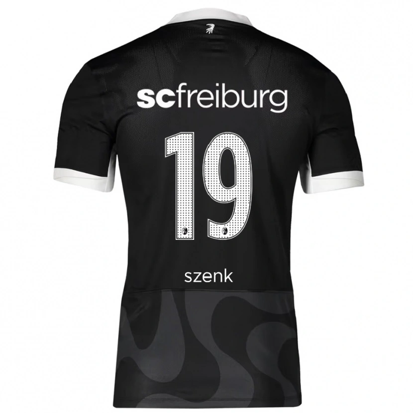 Danxen Damen Nia Szenk #19 Schwarz Weiß Auswärtstrikot Trikot 2025/26 T-Shirt