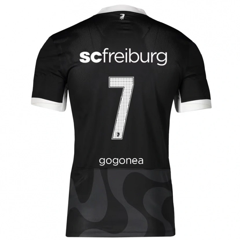 Danxen Damen Raul Gogonea #7 Schwarz Weiß Auswärtstrikot Trikot 2025/26 T-Shirt