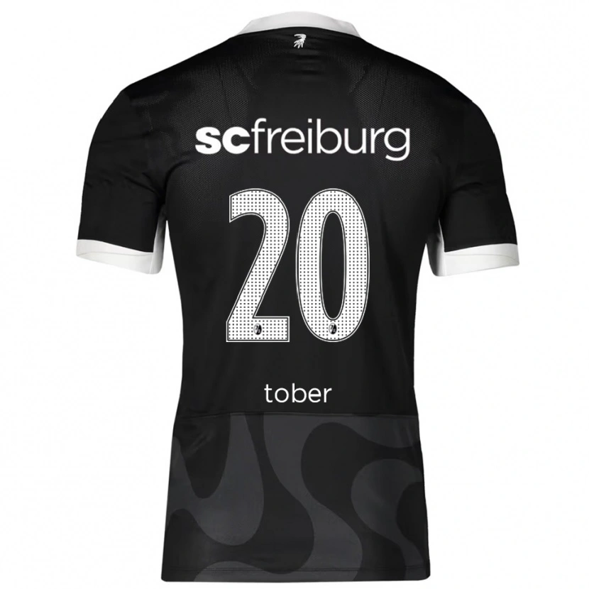 Danxen Damen Louis Tober #20 Schwarz Weiß Auswärtstrikot Trikot 2025/26 T-Shirt