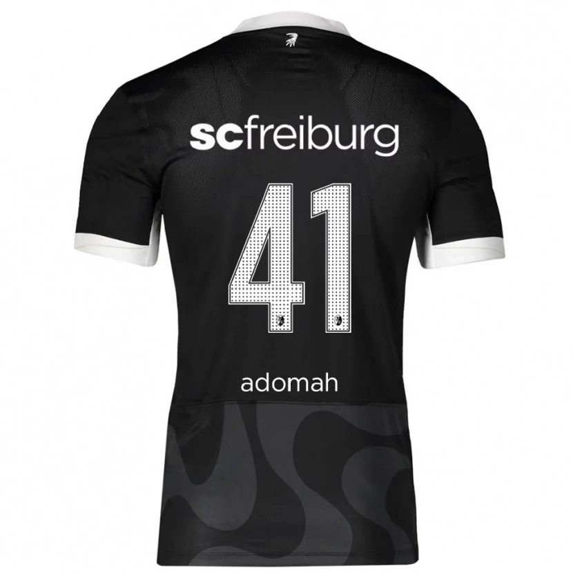 Danxen Damen Bismark Adomah #41 Schwarz Weiß Auswärtstrikot Trikot 2025/26 T-Shirt