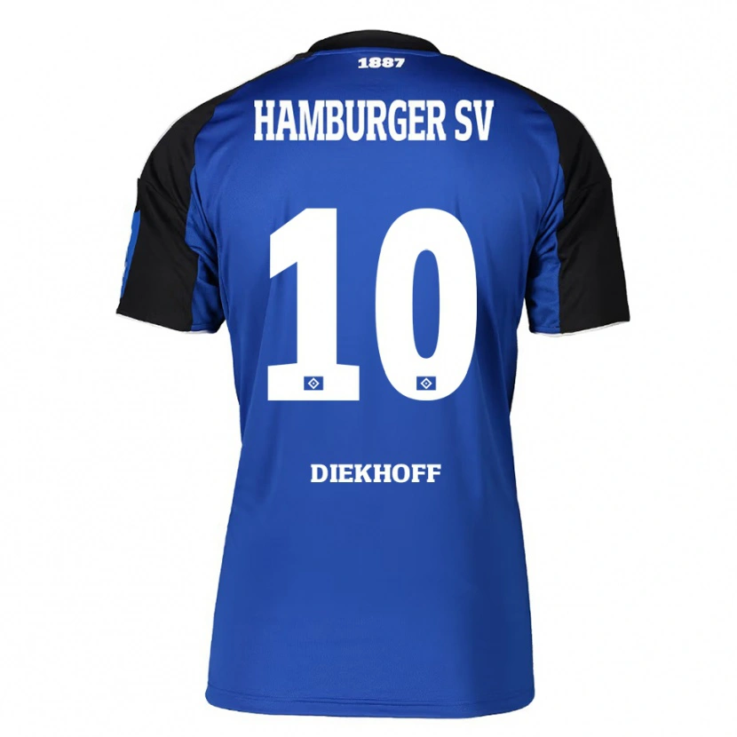 Danxen Damen Hannah Diekhoff #10 Blau Schwarz Auswärtstrikot Trikot 2025/26 T-Shirt