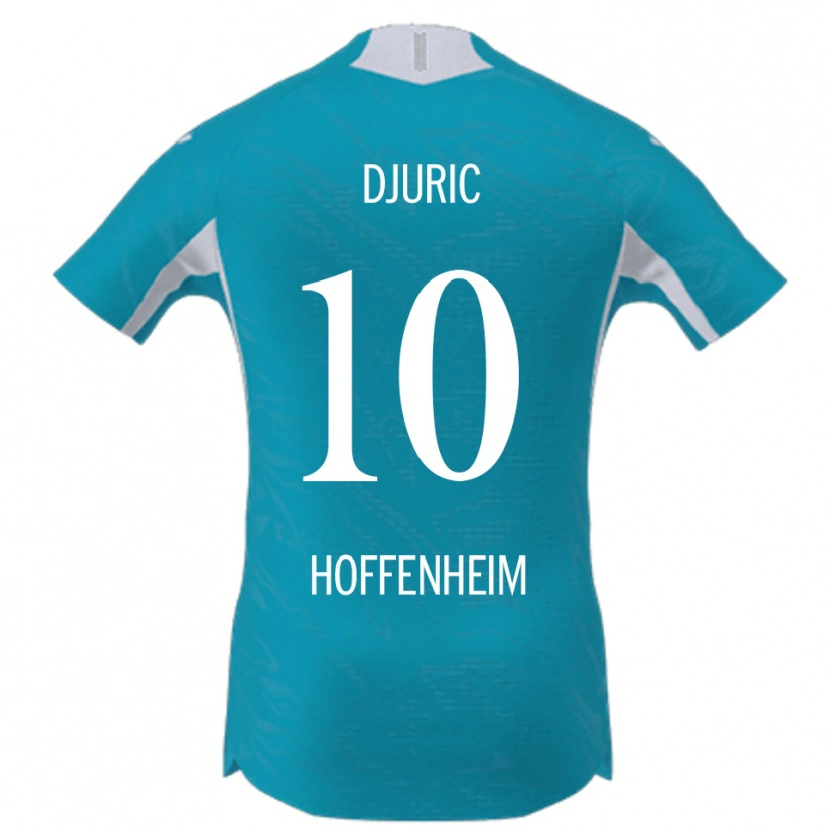 Danxen Damen Luka Đurić #10 Himmelblau Auswärtstrikot Trikot 2025/26 T-Shirt