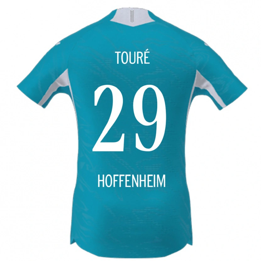 Danxen Damen Bazoumana Touré #29 Himmelblau Auswärtstrikot Trikot 2025/26 T-Shirt