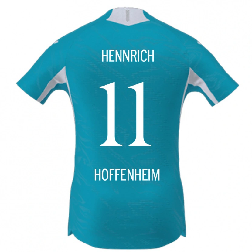 Danxen Damen Paul Hennrich #11 Himmelblau Auswärtstrikot Trikot 2025/26 T-Shirt