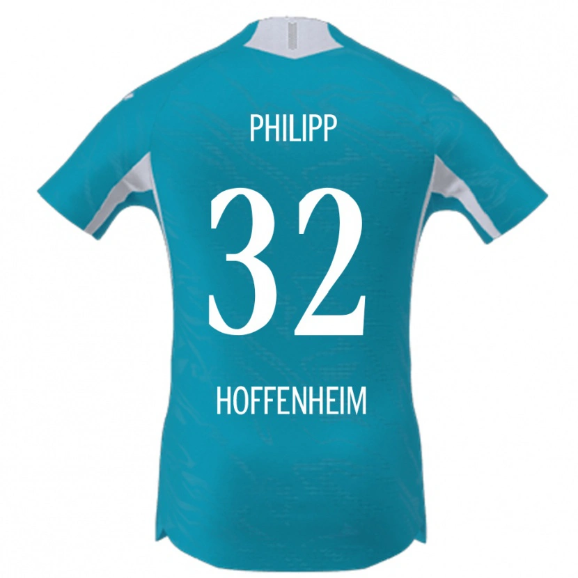 Danxen Damen Tim Philipp #32 Himmelblau Auswärtstrikot Trikot 2025/26 T-Shirt