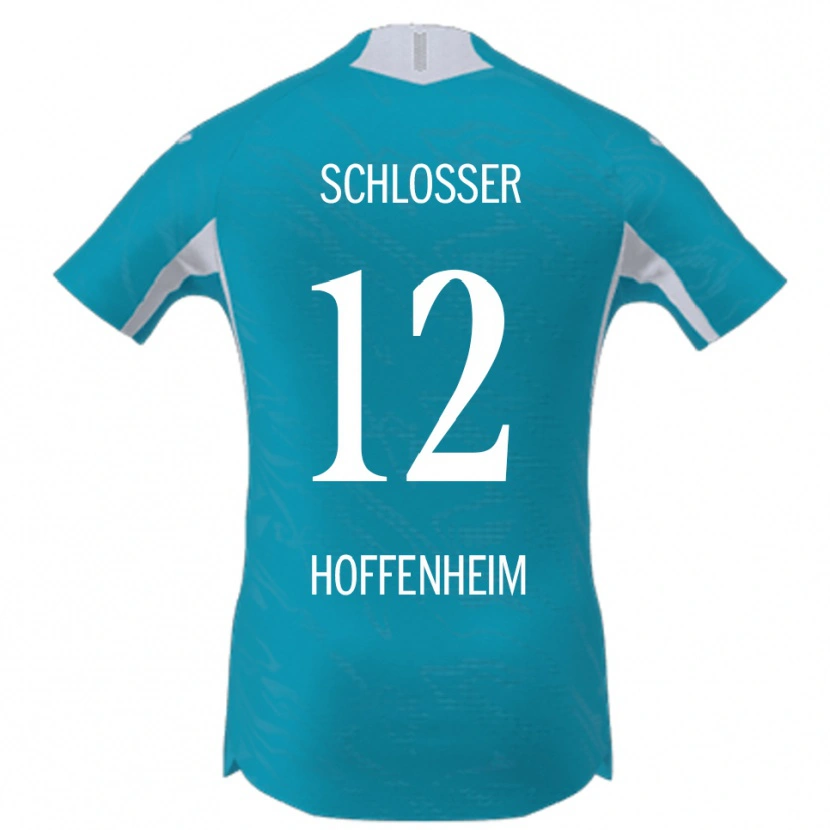 Danxen Damen Nils Schlosser #12 Himmelblau Auswärtstrikot Trikot 2025/26 T-Shirt