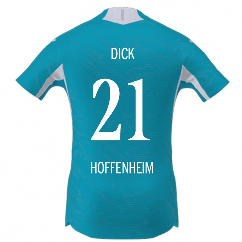 Danxen Damen Laura Dick #21 Himmelblau Auswärtstrikot Trikot 2025/26 T-Shirt