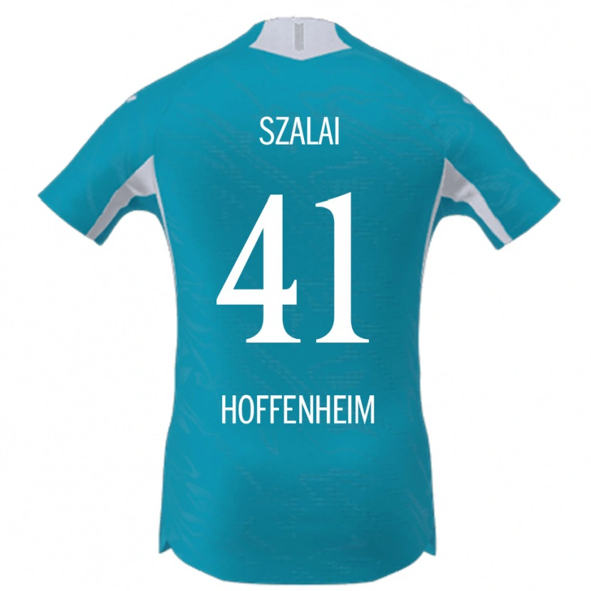 Danxen Damen Attila Szalai #41 Himmelblau Auswärtstrikot Trikot 2025/26 T-Shirt