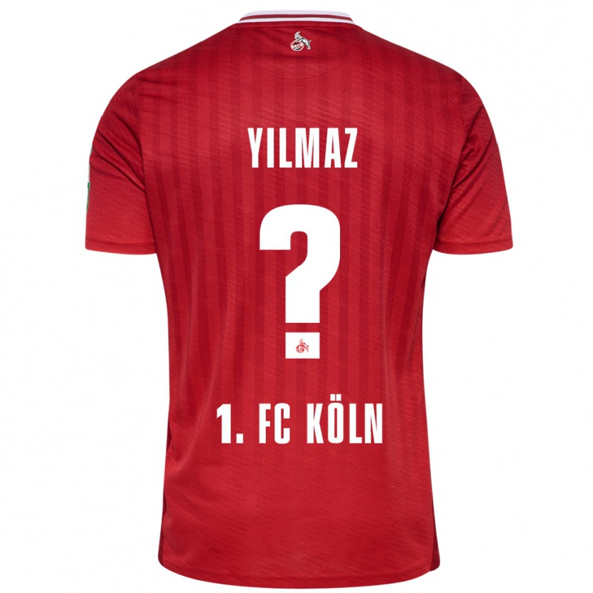 Danxen Damen Abdul-Malik Yilmaz #0 Rot Weiß Auswärtstrikot Trikot 2025/26 T-Shirt
