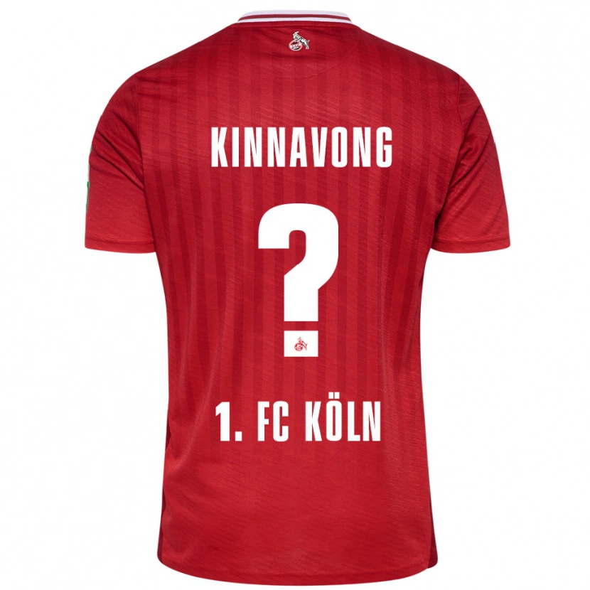 Danxen Damen Jordan Kinnavong #0 Rot Weiß Auswärtstrikot Trikot 2025/26 T-Shirt