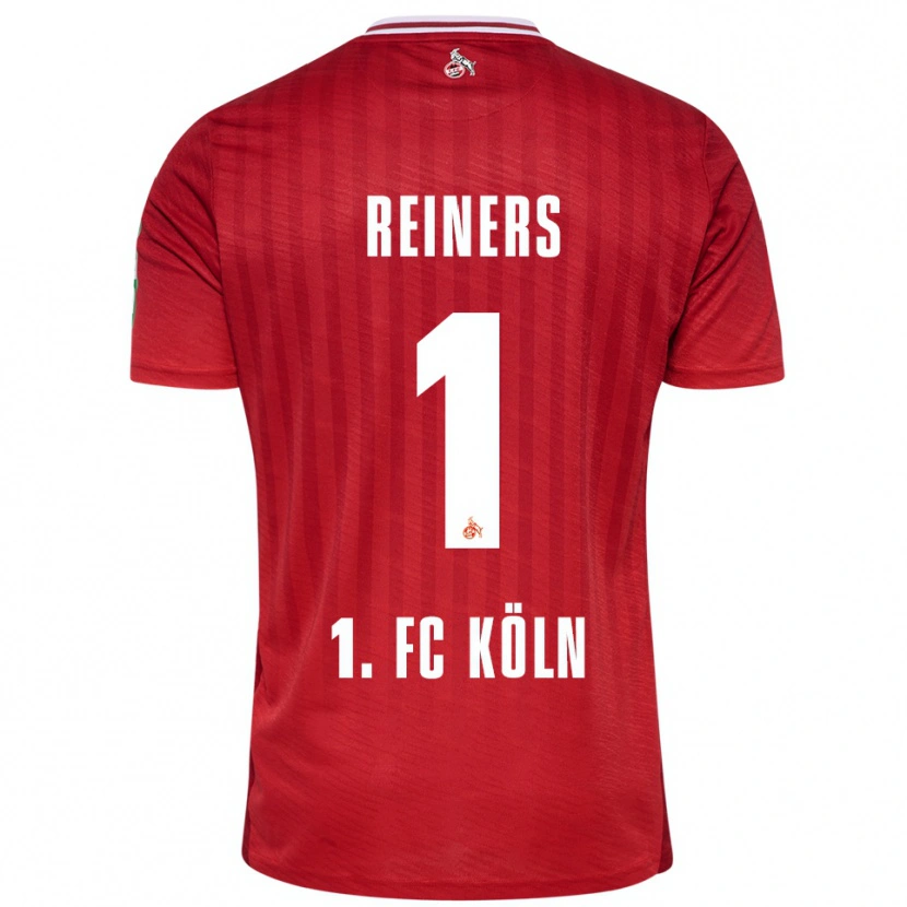 Danxen Damen Leonard Reiners #1 Rot Weiß Auswärtstrikot Trikot 2025/26 T-Shirt