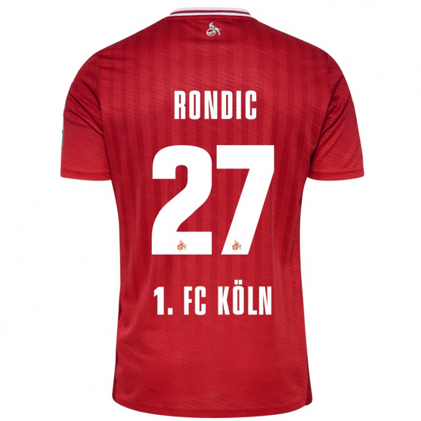 Danxen Damen Imad Rondic #27 Rot Weiß Auswärtstrikot Trikot 2025/26 T-Shirt