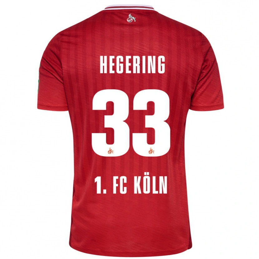Danxen Damen Marina Hegering #33 Rot Weiß Auswärtstrikot Trikot 2025/26 T-Shirt