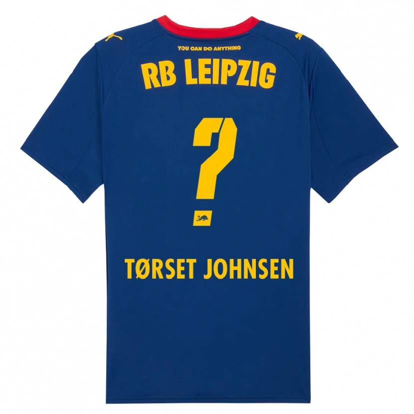 Danxen Damen Patrik Tørset Johnsen #0 Marineblau Rot Auswärtstrikot Trikot 2025/26 T-Shirt