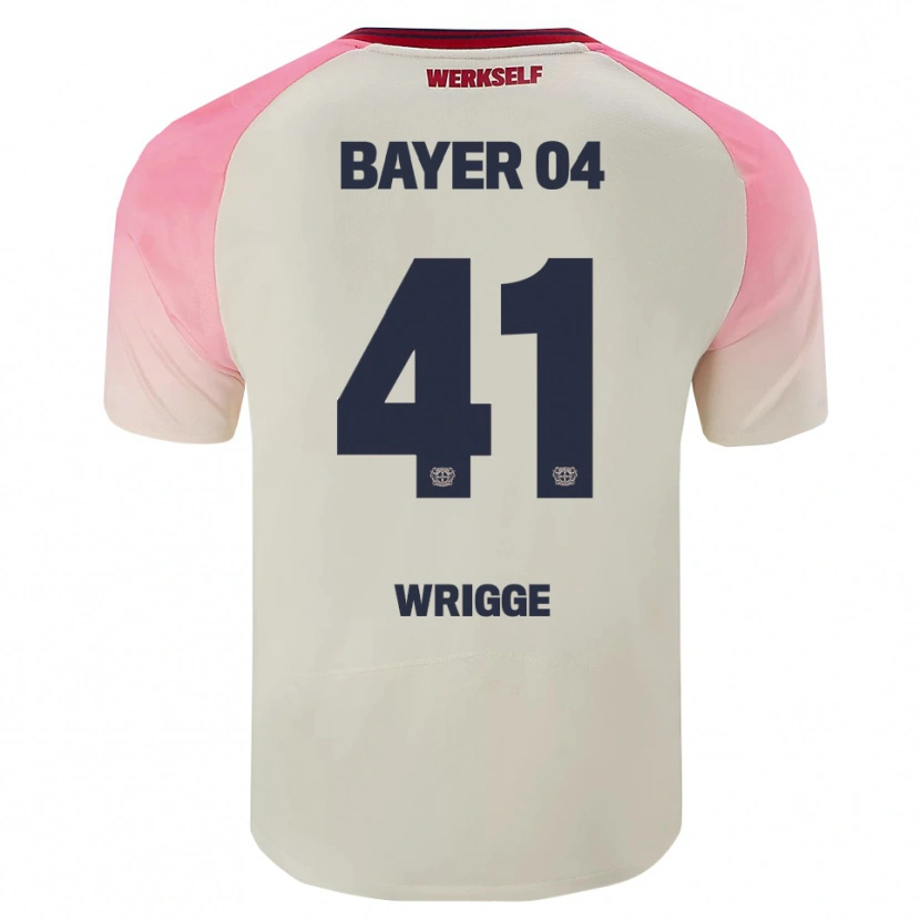 Danxen Damen Amy Wrigge #41 Pink Cremeweiß Auswärtstrikot Trikot 2025/26 T-Shirt