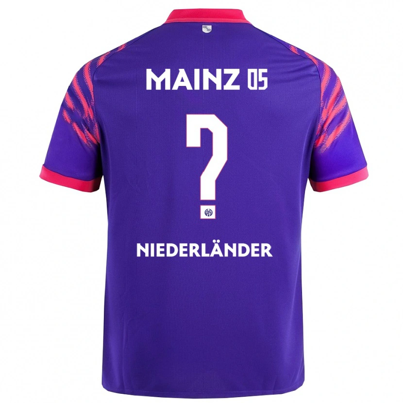 Danxen Damen Lennart Niederländer #0 Marineblau Pink Auswärtstrikot Trikot 2025/26 T-Shirt