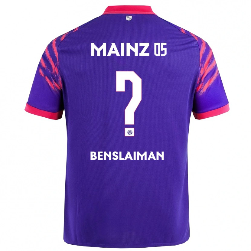 Danxen Damen Mohamed Benslaiman #0 Marineblau Pink Auswärtstrikot Trikot 2025/26 T-Shirt