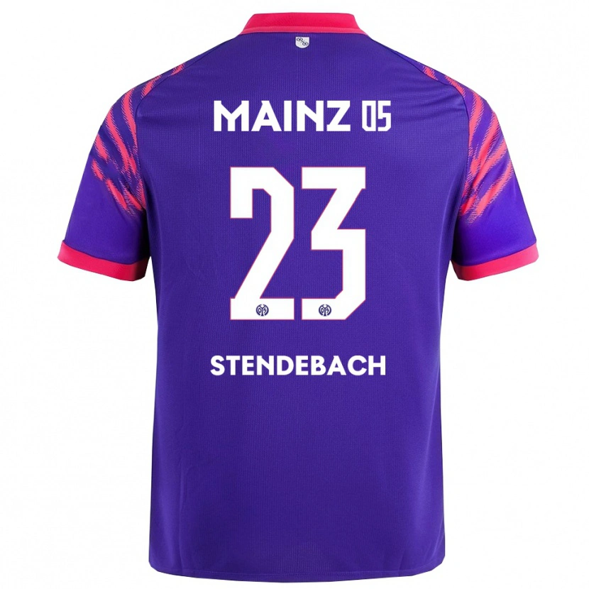 Danxen Damen Jule Stendebach #23 Marineblau Pink Auswärtstrikot Trikot 2025/26 T-Shirt