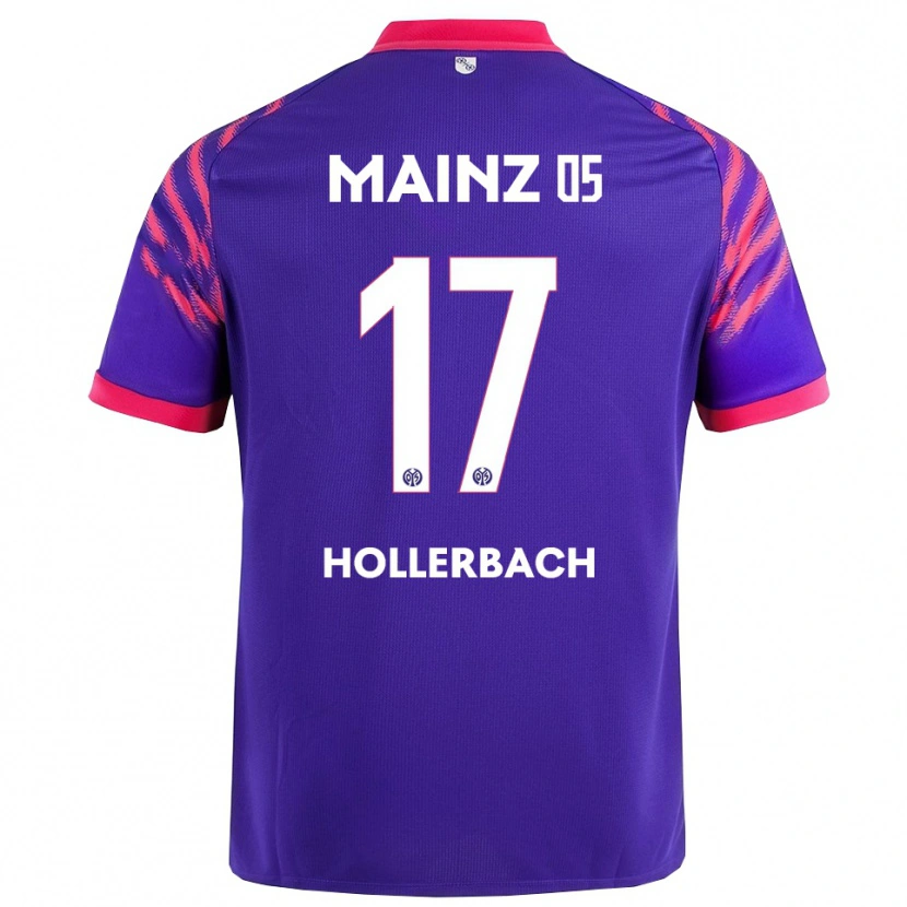Danxen Damen Benedict Hollerbach #17 Marineblau Pink Auswärtstrikot Trikot 2025/26 T-Shirt