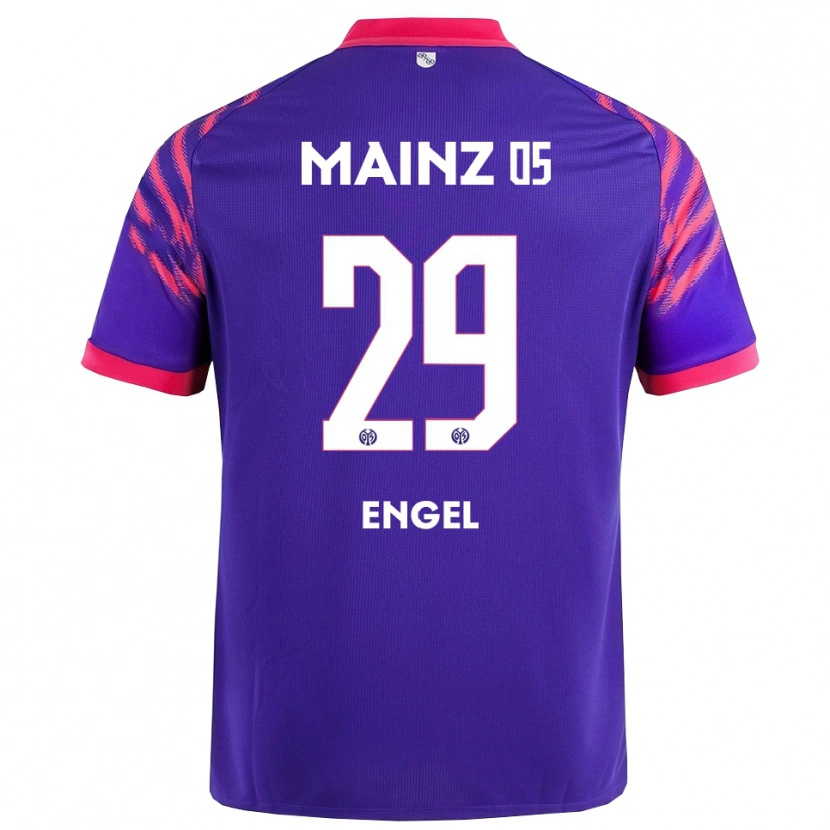 Danxen Damen Fritz Engel #29 Marineblau Pink Auswärtstrikot Trikot 2025/26 T-Shirt