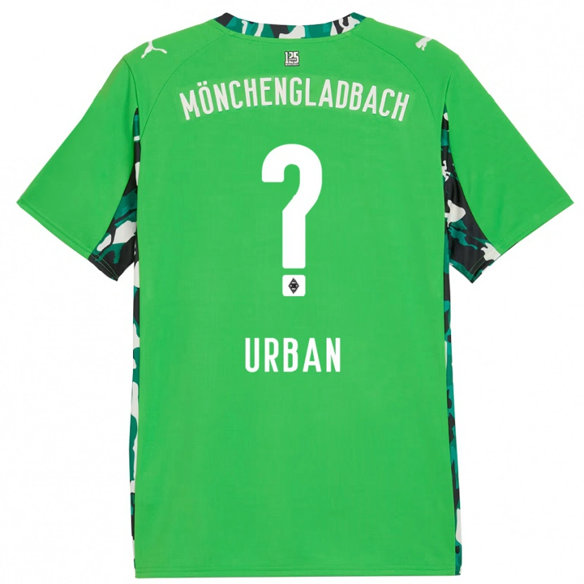 Danxen Damen Simon Urban #0 Grün Schwarz Auswärtstrikot Trikot 2025/26 T-Shirt