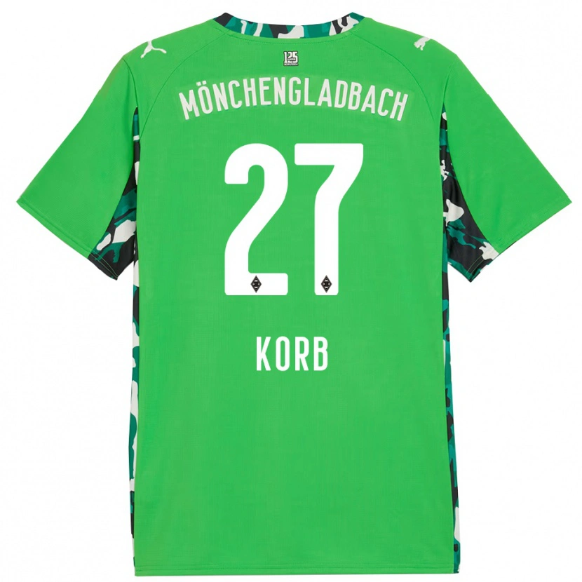 Danxen Damen Julian Korb #27 Grün Schwarz Auswärtstrikot Trikot 2025/26 T-Shirt