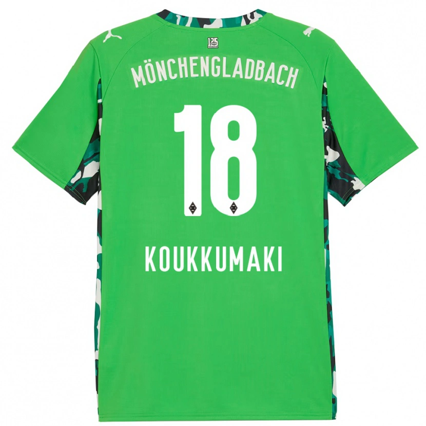 Danxen Damen Taavi Koukkumäki #18 Grün Schwarz Auswärtstrikot Trikot 2025/26 T-Shirt