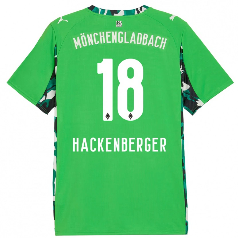 Danxen Damen Jessica Hackenberger #18 Grün Schwarz Auswärtstrikot Trikot 2025/26 T-Shirt