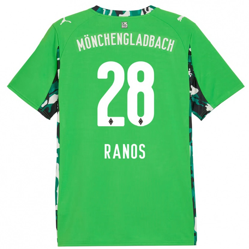 Danxen Damen Grant-Leon Ranos #28 Grün Schwarz Auswärtstrikot Trikot 2025/26 T-Shirt