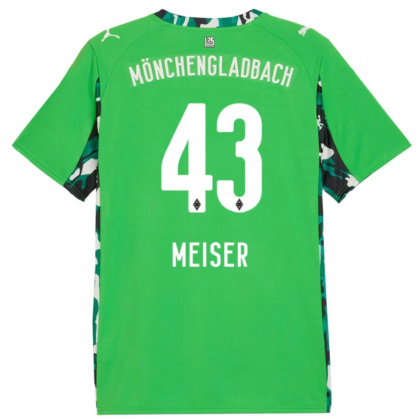 Danxen Damen Tyler Meiser #43 Grün Schwarz Auswärtstrikot Trikot 2025/26 T-Shirt