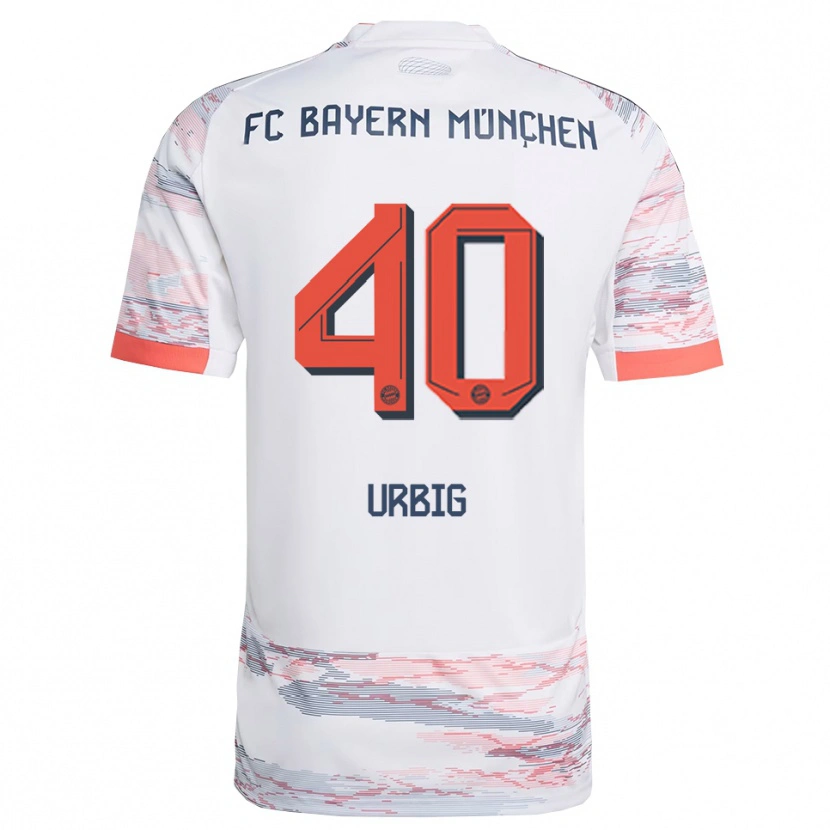 Danxen Damen Jonas Urbig #40 Weiß Grau Auswärtstrikot Trikot 2025/26 T-Shirt