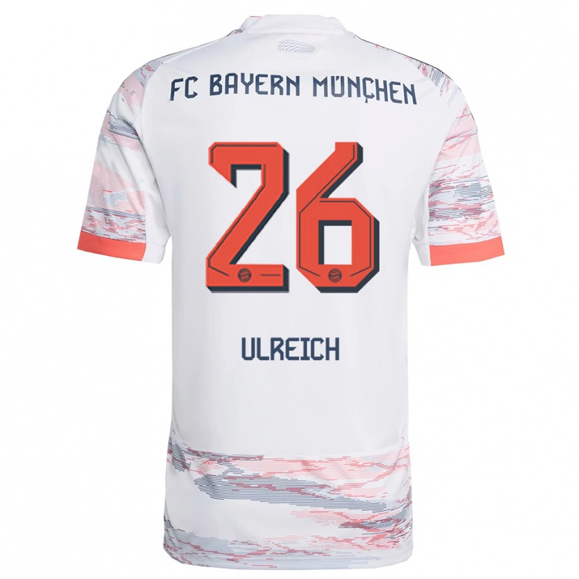 Danxen Damen Sven Ulreich #26 Weiß Grau Auswärtstrikot Trikot 2025/26 T-Shirt