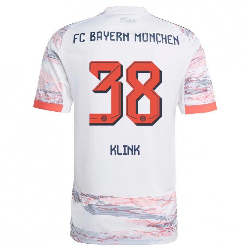 Danxen Damen Anna Klink #38 Weiß Grau Auswärtstrikot Trikot 2025/26 T-Shirt