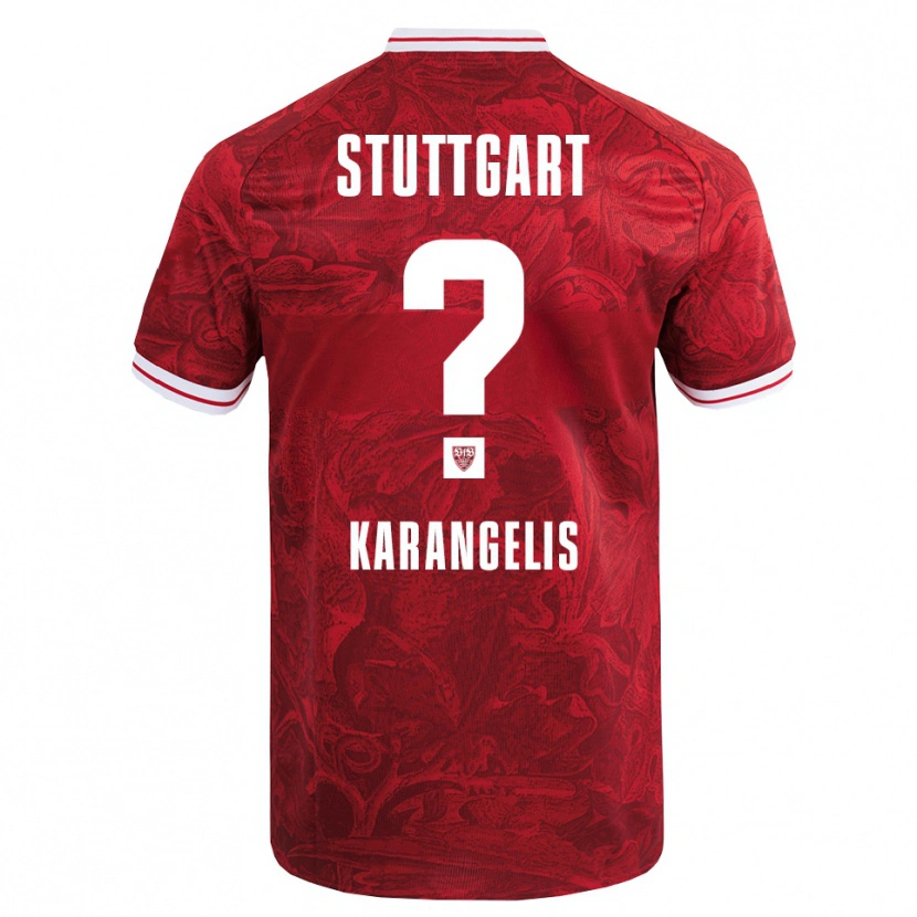 Danxen Damen Konstantinos Karangelis #0 Rot Schwarz Auswärtstrikot Trikot 2025/26 T-Shirt