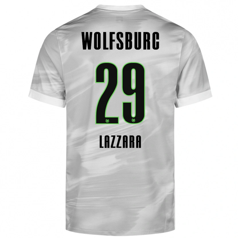 Danxen Damen Luan Lazzara #29 Grau Weiß Auswärtstrikot Trikot 2025/26 T-Shirt